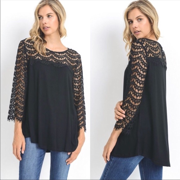 SB Glam Tops - 🆕 ❗️LAST ONE❗️SB GLAM BLACK TOP